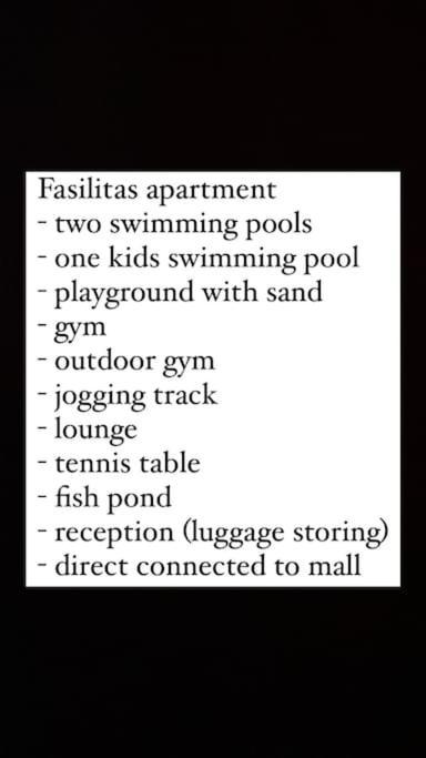 Delipark Mall Luas 60meter 2kamar Lexington Lt7 *